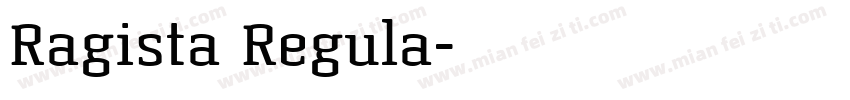 Ragista Regula字体转换